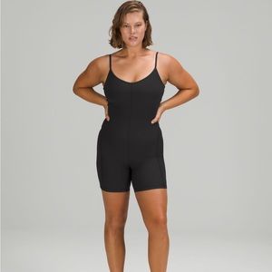 Ribbed Contoured Unitard 6"